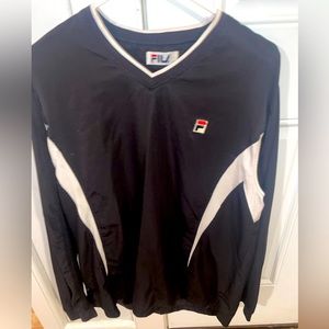 FILA Lightweight Retro Windbreaker Pullover